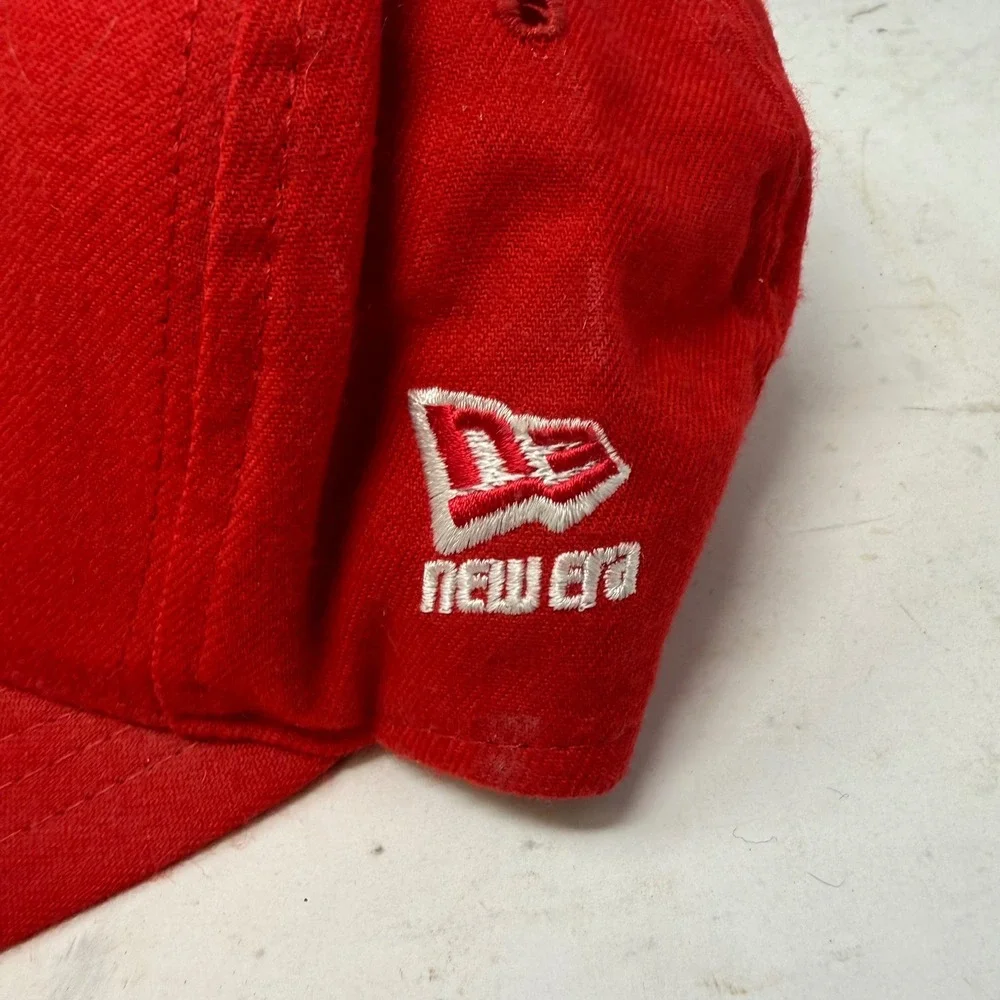 Vintage New Era Mark McGwire 62 Home Run Record Hat St Louis Cardinals Red USA